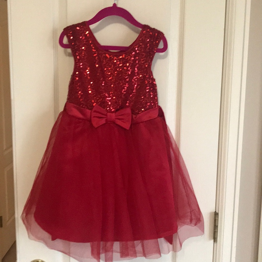 Red sparkling Holiday Dress